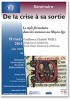 Séminaire: de la crise à sa sortie